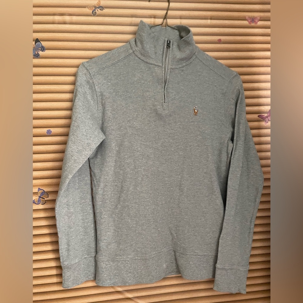 Polo by Ralph Lauren Heather Gray Zip Pullover